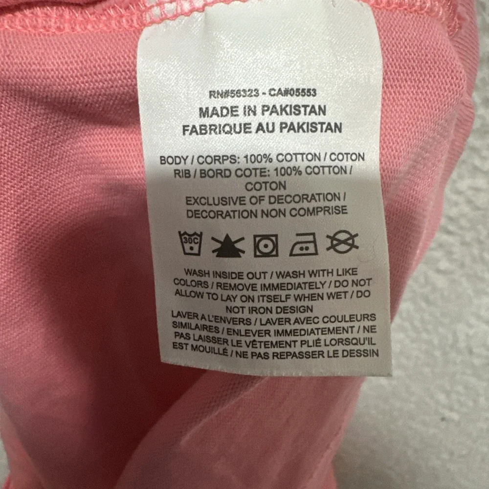 Nike NSW Wash Size‎ L Tank Top Sleeveless Cropped Faded Pink Logo Patch Back